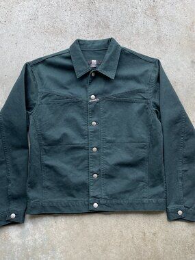 VTG Marithe Francois Girbaud Men’s Denim Jacket Olive Wash Size M